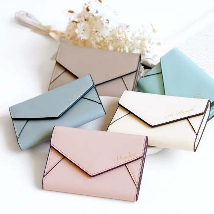 本牛革レター型名刺入れ