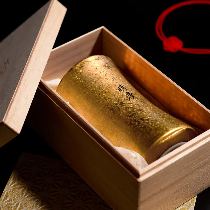 有田焼金銀ビールタンブラー単品