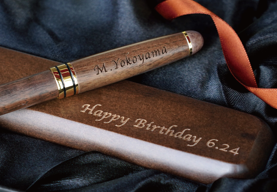 レーザー彫刻のサンプル画像