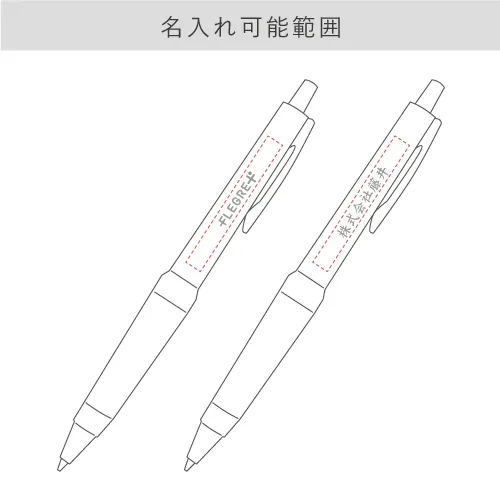 名入れ可能範囲