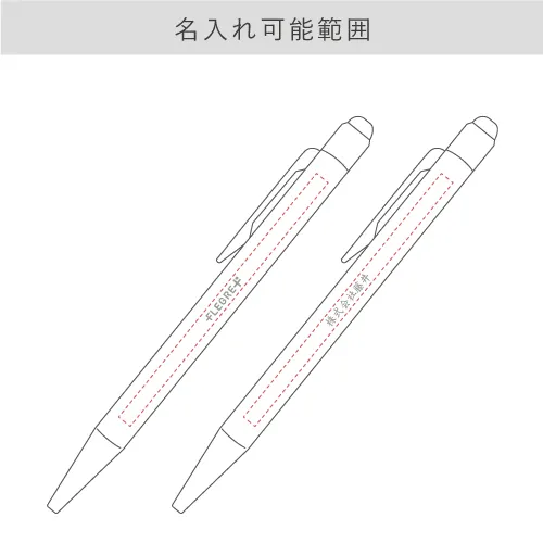 名入れ可能範囲