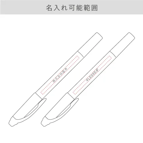 名入れ可能範囲