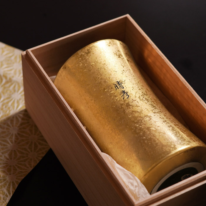有田焼金銀ビールタンブラー単品