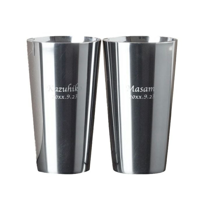 研磨マイスターステンレスビアタンブラーペアセット