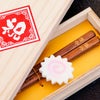 ラーメン専用箸&箸置きセット桐箱入り