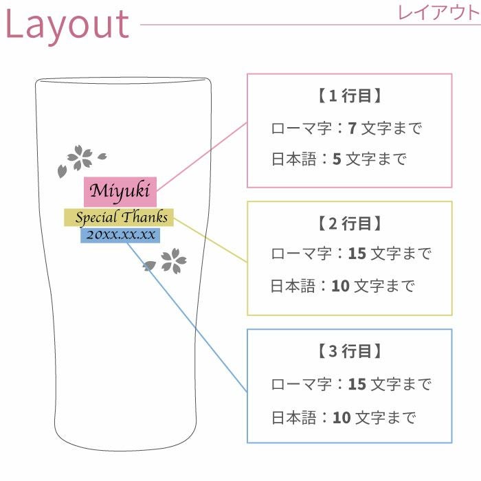 グラデーションカラー真空断熱ステンレスタンブラー フラワー 430ml