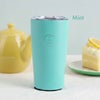 オリジナル保温保冷フタ付きタンブラー真空二重構造350ml