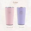 オリジナル保温保冷フタ付きタンブラー真空二重構造350ml