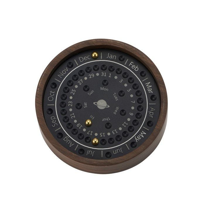 万年カレンダー　ウォールナット