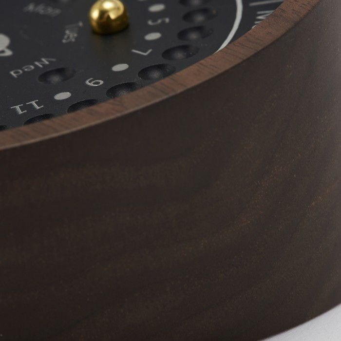 万年カレンダー　ウォールナット