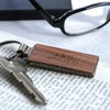 木製キーリング