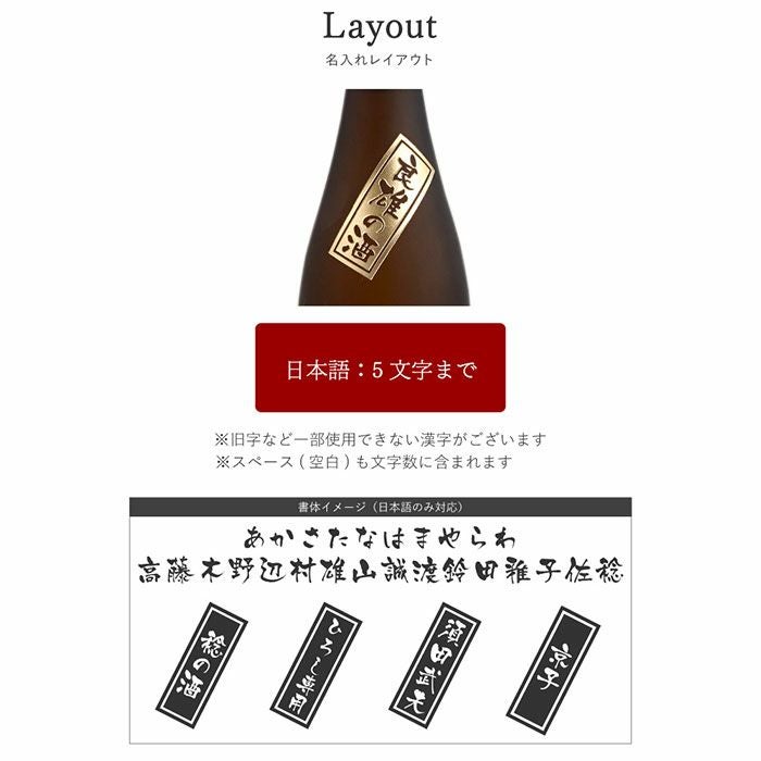 名入れボトル朝日酒造久保田萬寿720ml純米大吟醸日本酒