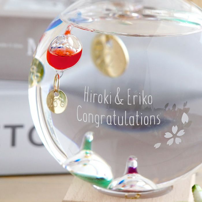 ガリレオ温度計 ドーム型 Lサイズ