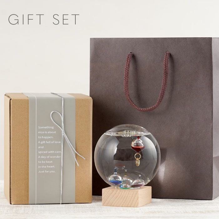 ガリレオ温度計 ドーム型 Lサイズ