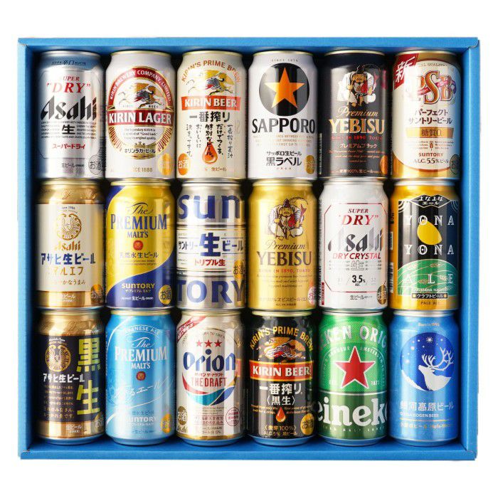  国産ビールの大定番飲み比べ18本セット