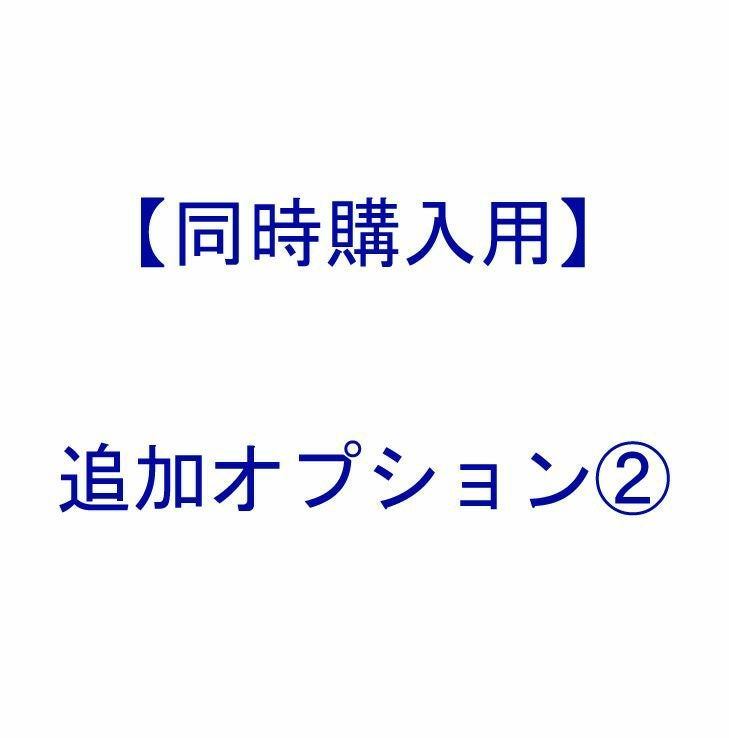 【 同時購入用 ： 追加 オプション 】オプション②【 本体は別売です 】