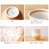 美濃焼 花舞う湯呑み 単品