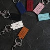 スクエアレザーキーホルダー　単品