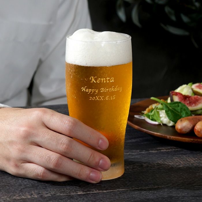 きらめくビアグラス　ビールグラス