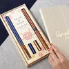 桐箱入り KURABI 夫婦箸&箸置きセット