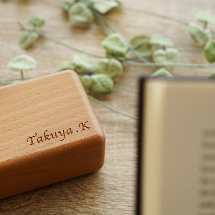 木製メガネケース スクエア