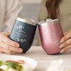 八福花フレームタンブラーペア ギフトセット 350ml